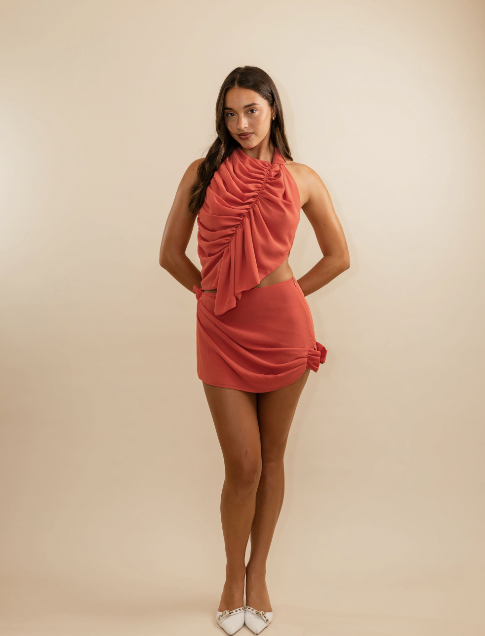 Bobbies Set Coral