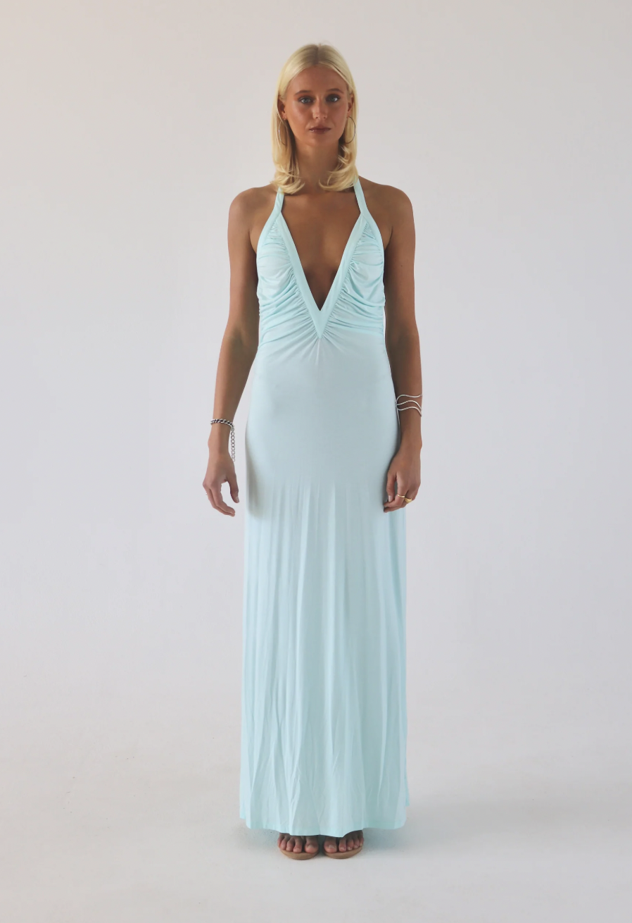 Angelina Maxi in Aqua
