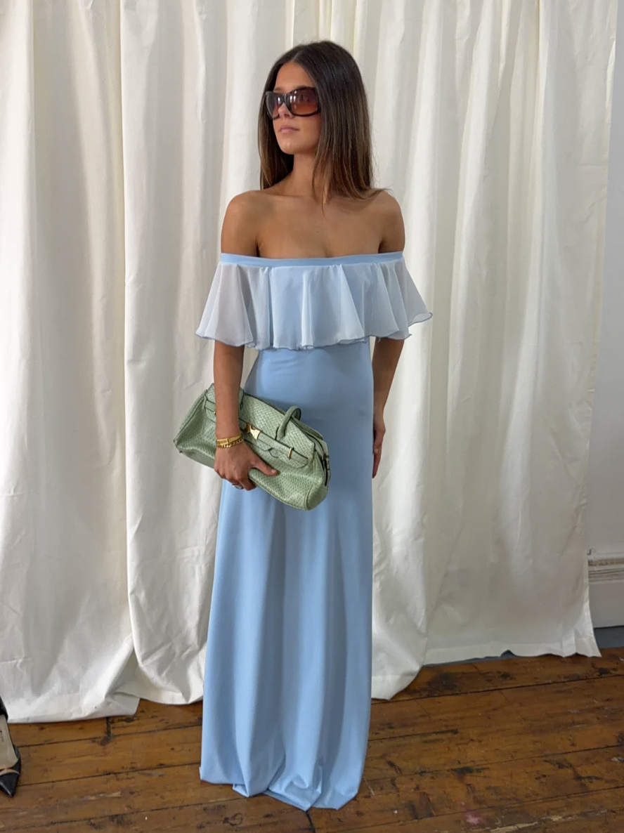 Phyllis Dress Baby Blue